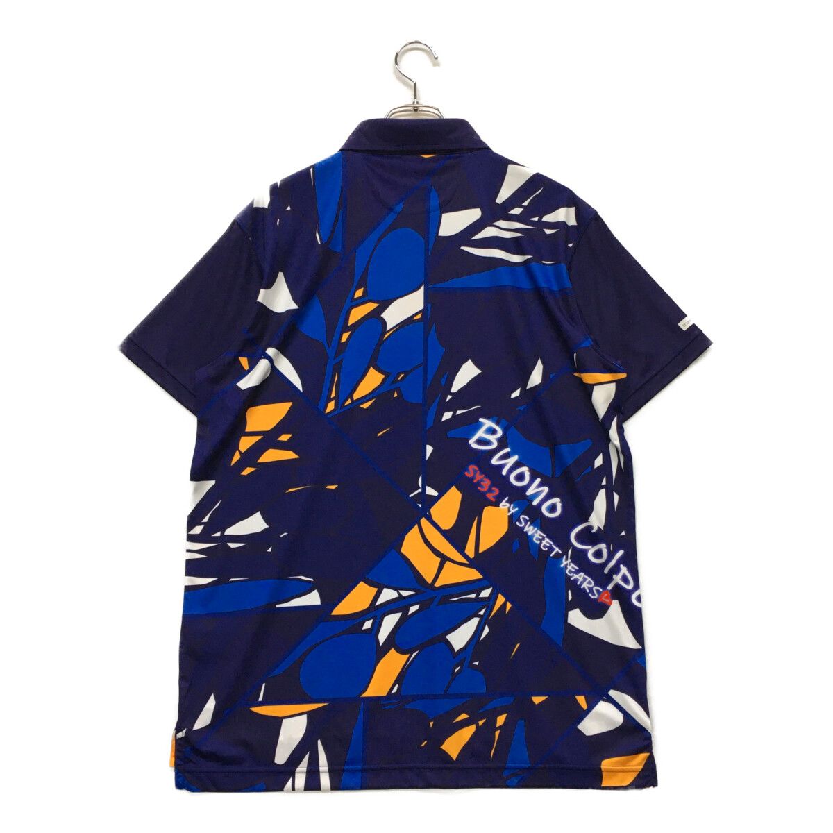 【未使用】SY32 BY SWEETYEARS ポロシャツ 3L ブルー SY32 by SWEET YEARS（エスワイサーティトゥバイスィートイヤーズ