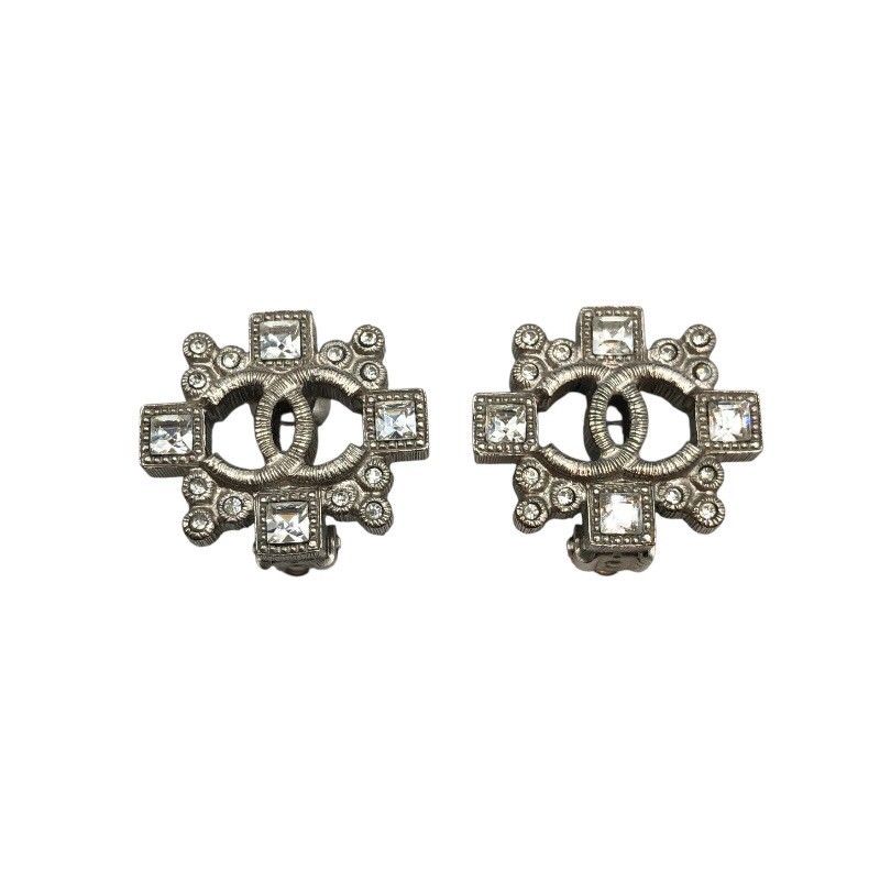 シャネル CHANEL ココマーク イヤリング メタル|ストラス ジュエリー