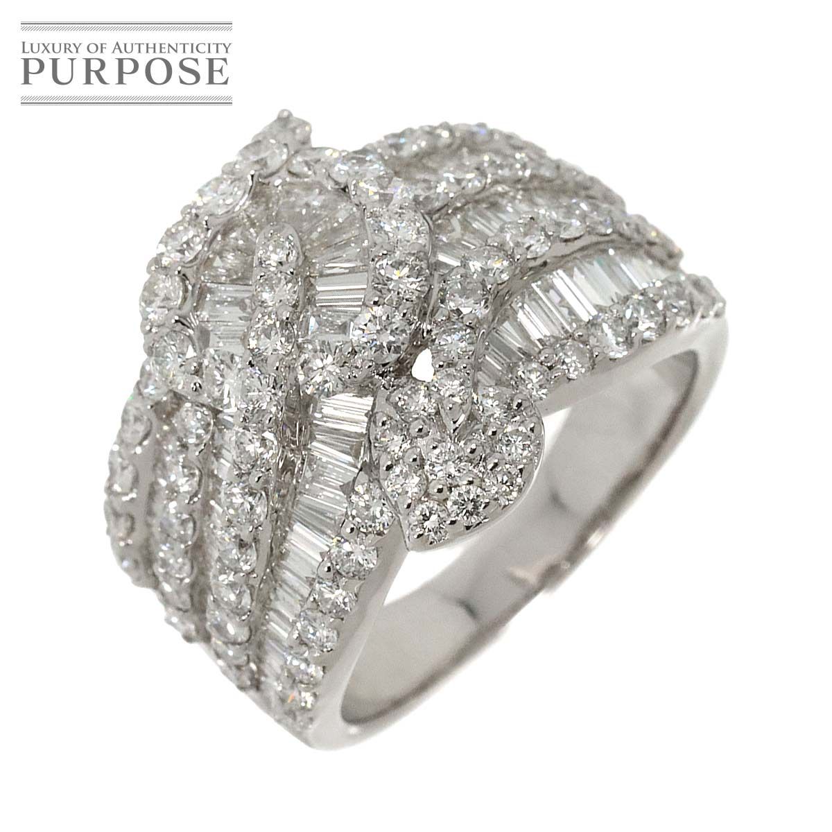 ダイヤモンド(1.26ct)リング 750 K18 WG ホワイトゴールド 日本サイズ