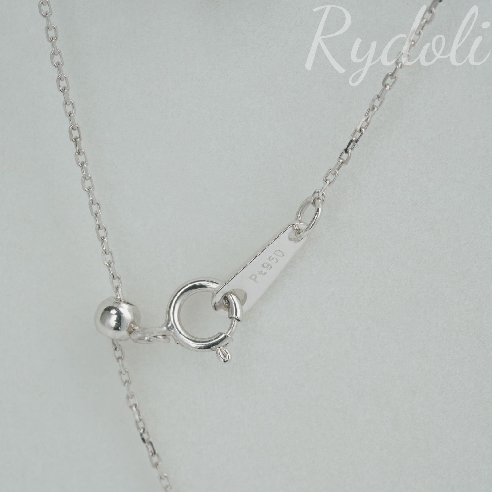 品揃え豊富で 即納発送 PT950 ラボ ダイヤモンドネックレス IF D 0.56ct アクセサリー