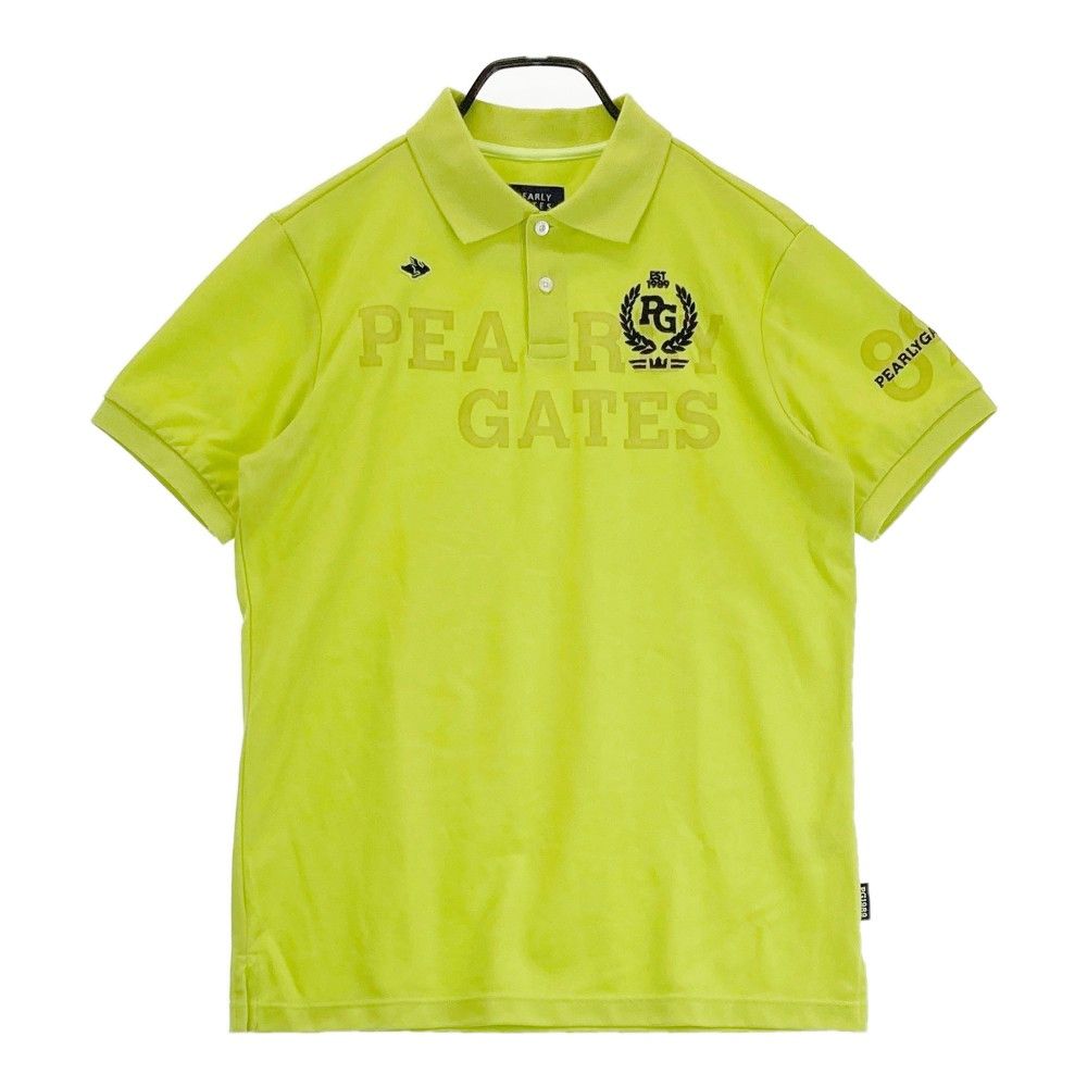 サイズ：5 PEARLY GATES パーリーゲイツ 2022年 半袖ポロシャツ グリーン系 [240101288222]# ゴルフウェア メンズ ストスト