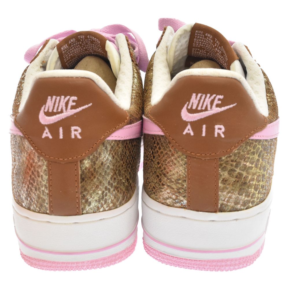 NIKE ナイキ WMNS AIR FORCE 1 PREMIUM ウィメンズ エアフォース 1 スネーク 金蛇 ローカットスニーカー ゴールド 309439-262 NIKE (ナイキ) WMNS AIR FORCE 1 PREMIUM ウィメンズ エアフォース 1