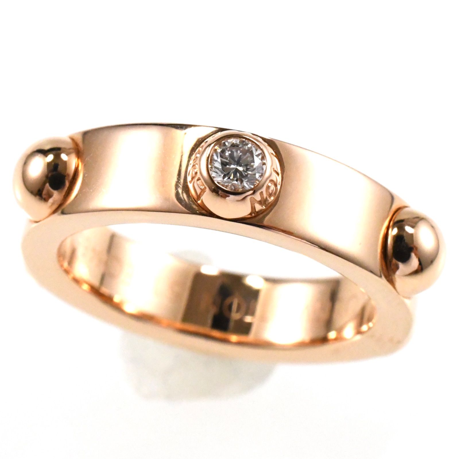 ルイヴィトン モノグラム アンフィニ3P ダイヤAu750 K18美品送料無料