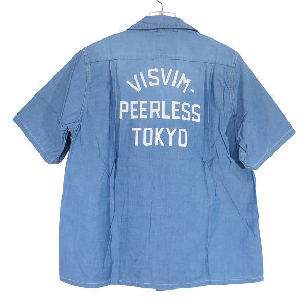 VISVIM ビズビム 23AW KEESEY SHIRT S/S CHAMBRAY 0123405011001