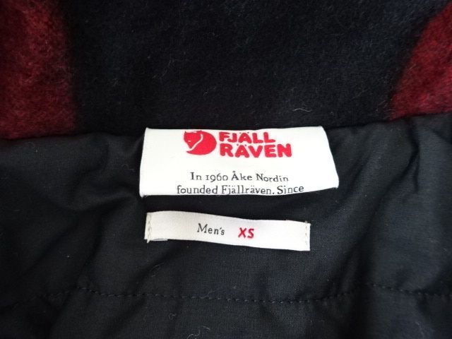 FJALL RAVEN Canada Wool Padded Jacket XSサイズ アウトドアウェア 