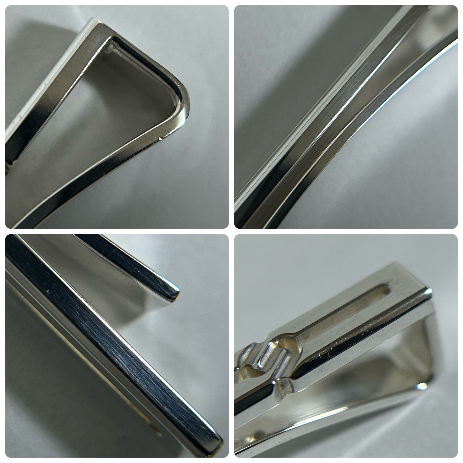 GUCCI インフィニティノットシルバー ネクタイピン グッチ インフィニティ ノット ネクタイピン タイピン Silver