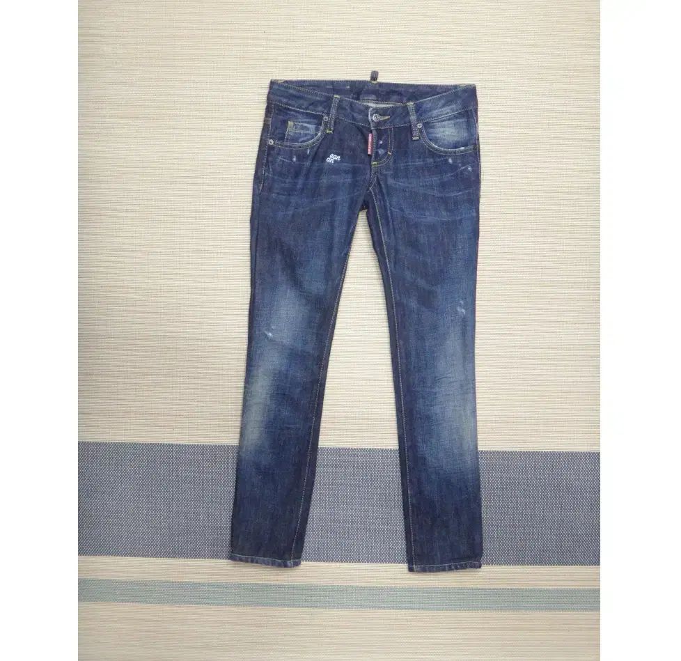 38サイズ DSQUARED2 レディース スリム ウォッシュ デニム パンツ