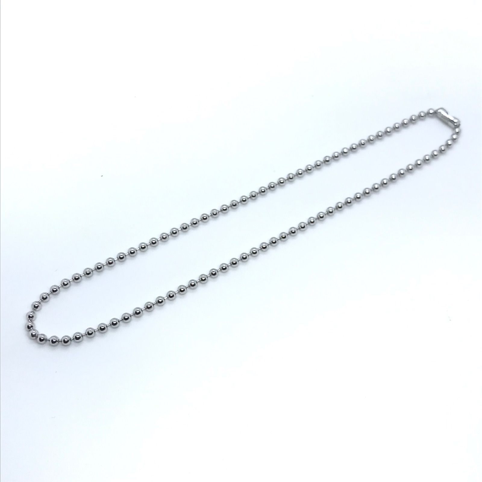 MAYU シルバー ボールチェーンネックレス 5mm ball chain necklace (silver) – MAYU online store
