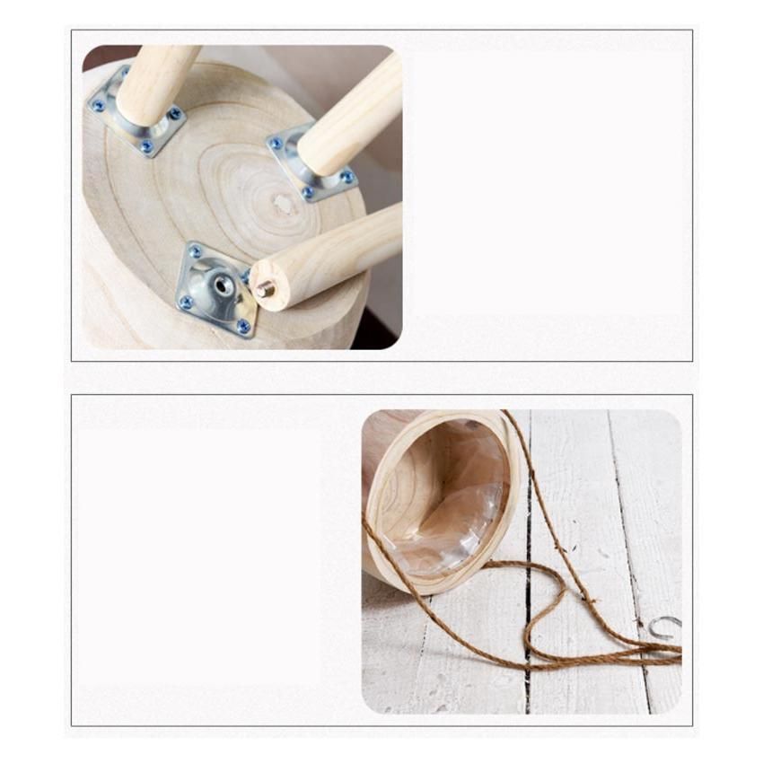 プランターカバー 木製 鉢カバー 屋内 室内 植木鉢カバー 天然木 ウッド プラントポット 円形 丸型 鉢植え 観葉植物 植木鉢 吊るす 吊り下 YUZUMIYA_COM