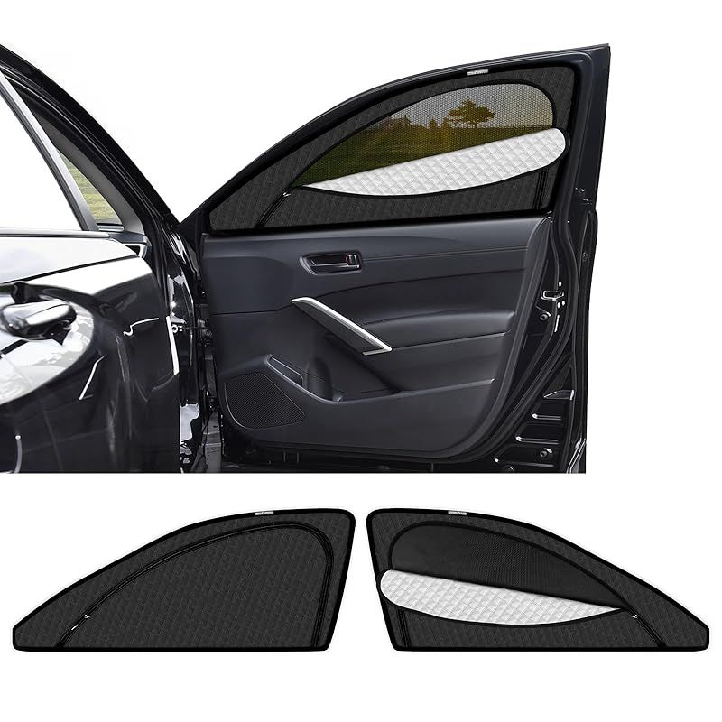 新型 カローラ クロス 専用 サンシェード マグネット式 サイド用 車種専用 2in1一体式 カーシェード Corolla Cross メッシュカーテン 換気 断熱 日除け メッシュサンシェード 日焼け防止 UVカット 