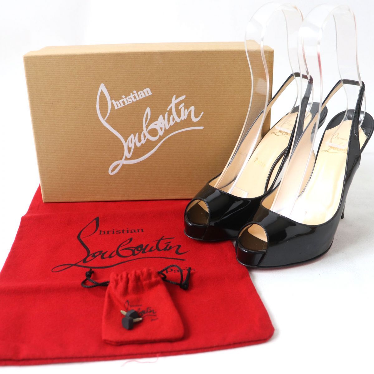 美品☆Christian Louboutin クリスチャンルブタン 3080457 PRIVE 120