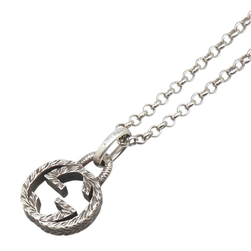 グッチ インターロッキングG シルバー SV925 シルバー レディース  