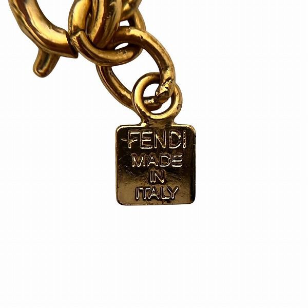 フェンディ Fendi ロゴ ラインストーン ブランド小物 ネックレス
