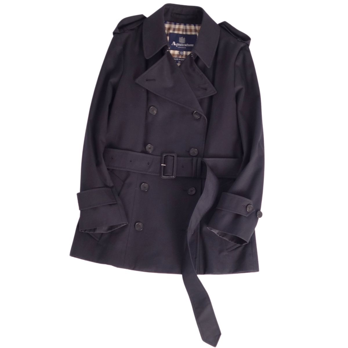 美品 アクアスキュータム Aquascutum LONDON コート 英国製 ト - メルカリ