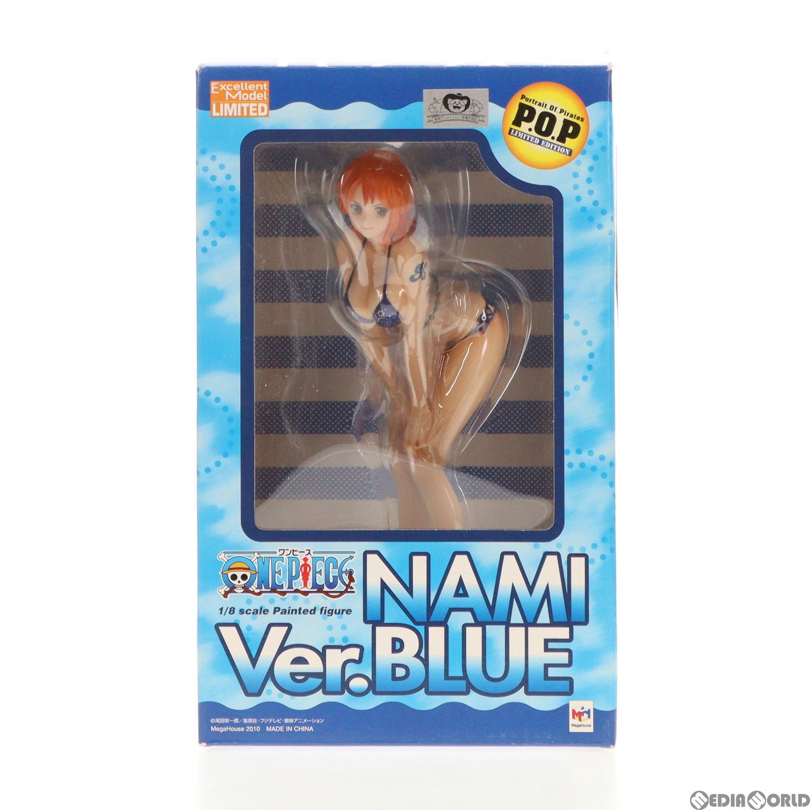 美品 ONE PIECE P.O.P フィギュア NANI Ver.BLUE メガハウス 美品 ONE PIECE P.O.P フィギュア NANI Ver.BLUE 1/8 メガハウス