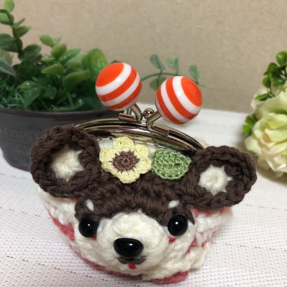 チワワ いぬ ミニあみぐるみ ハンドメイド プレゼント ぬいぐるみ