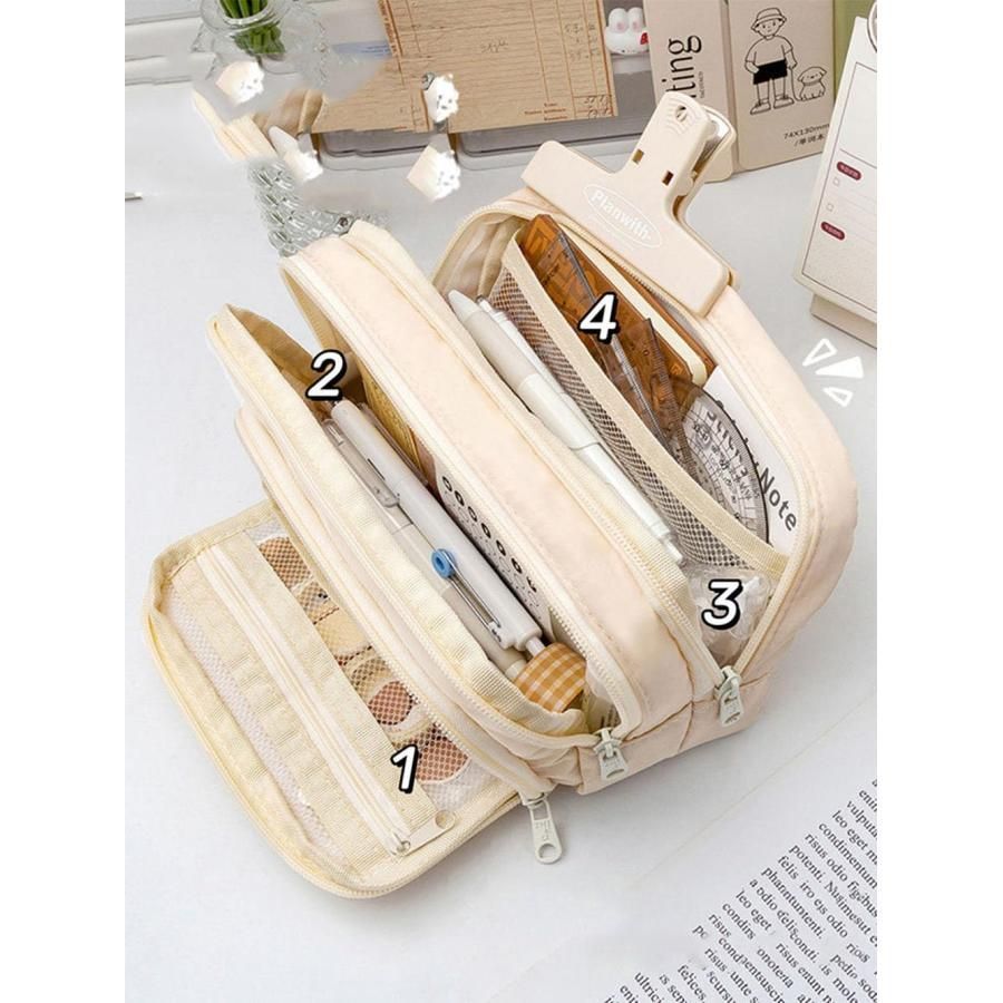 豊富な，お買い得 ️ペンケース スノーマン グッズ ポーチ 筆箱 収納