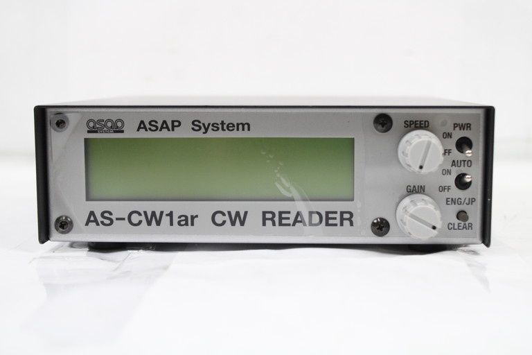 モールス解読器 AS-CW1ar ASAPSYSTEM ほぼ新品に近い 激安！ モールス