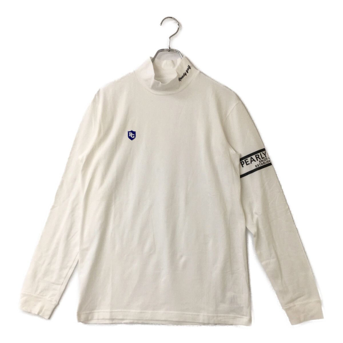 新品　PEARLY GATES メンズ 長袖シャツ ホワイト サイズ6 新品 PEARLY GATES メンズ 長袖シャツ ホワイト サイズ6 PEARLY