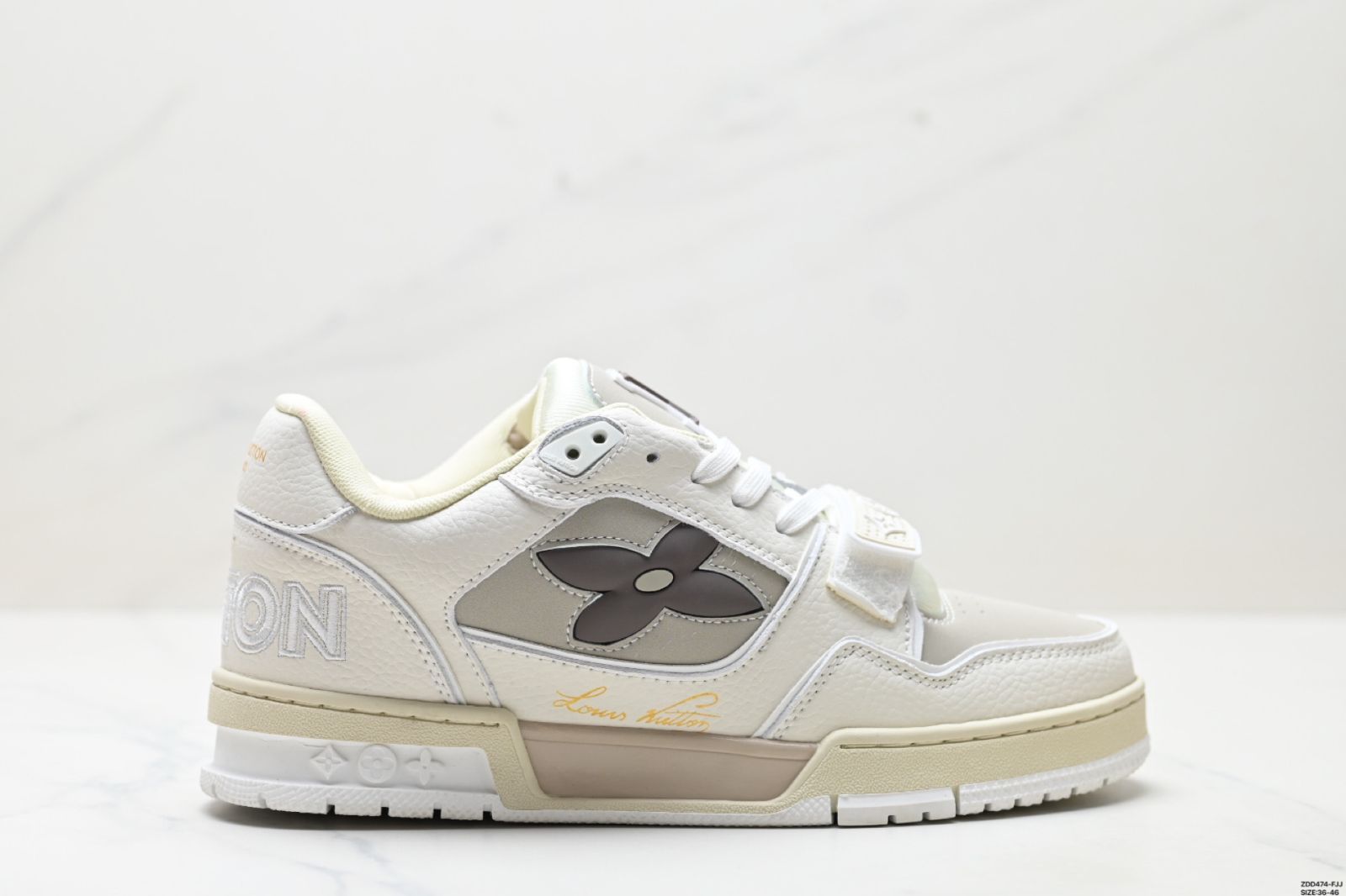 Louis Vuitton Trainer Sneaker Lowルイ ヴィトン トレーナー スニーカー ロー レジャースポーツカルチャーユニセックススラップシューズ-WTO輸入3