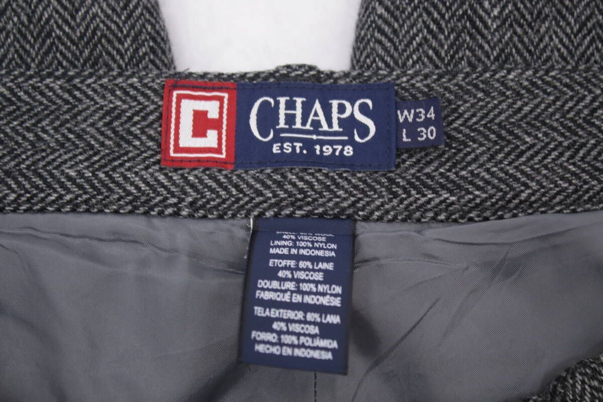 CHAPS チャップス スラックス パンツ ボトム W34 L30 ラルフローレン ポロ 90s ヴィンテージ