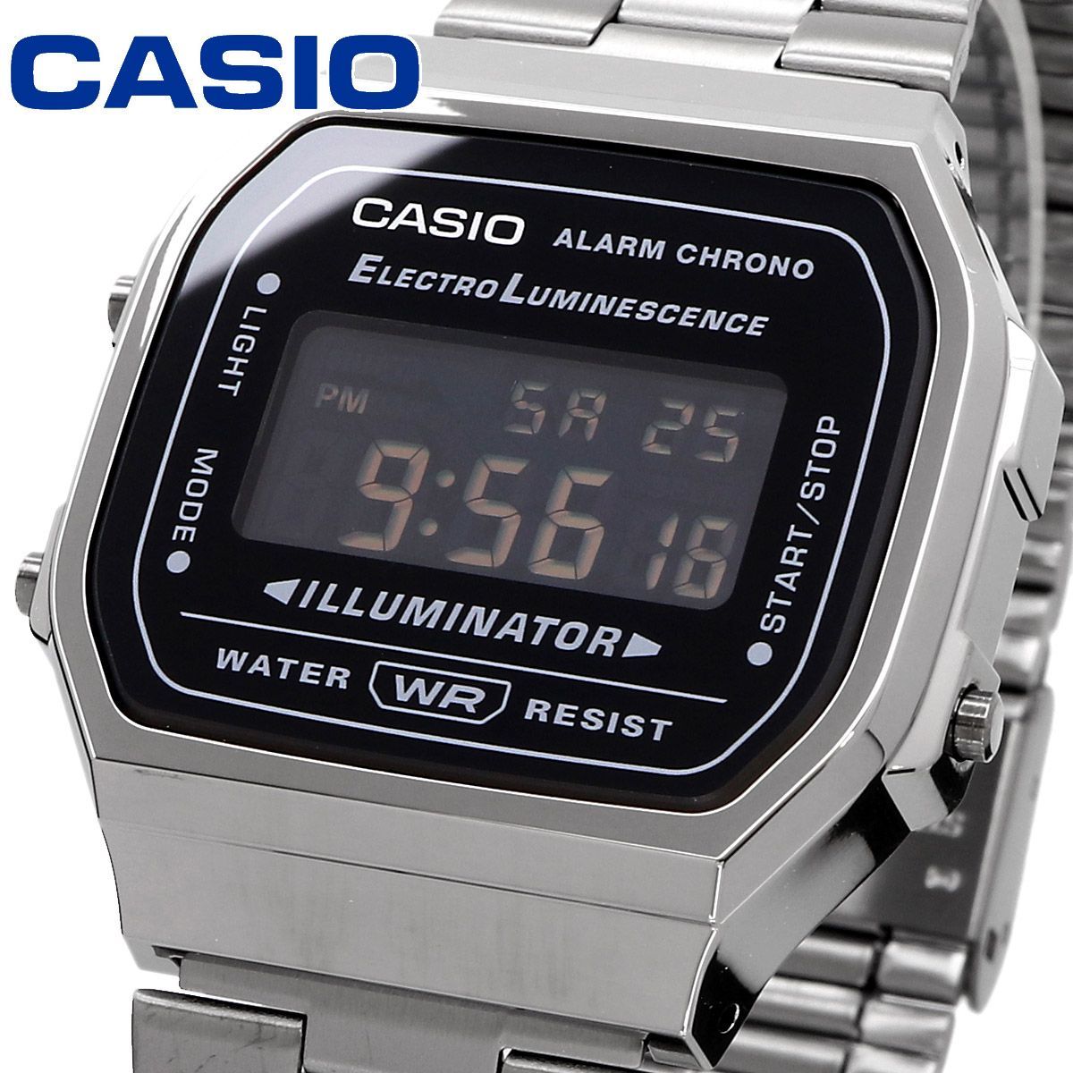 新品 未使用 カシオ チープカシオ チプカシ 腕時計 A168WGG-1B-0