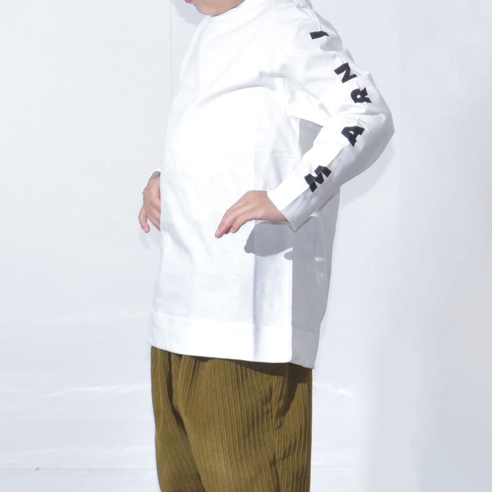 マルニ Tシャツ キッズ レディース ロゴ 長袖 ブランド 親子