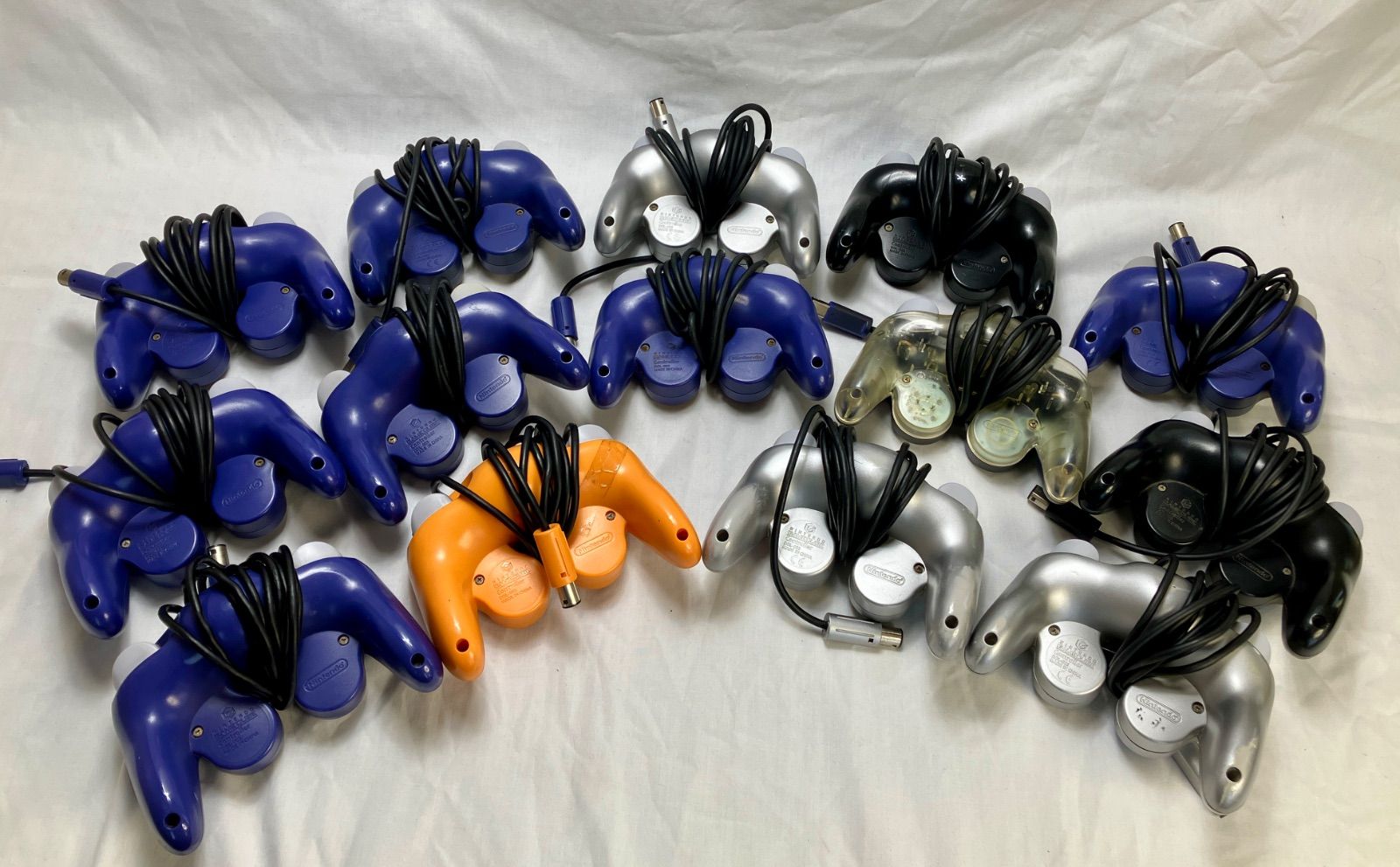 質Banana ジャンク品 任天堂 ゲームキューブコントローラー DOL-003 純正 GCコン 14個 部品取りに