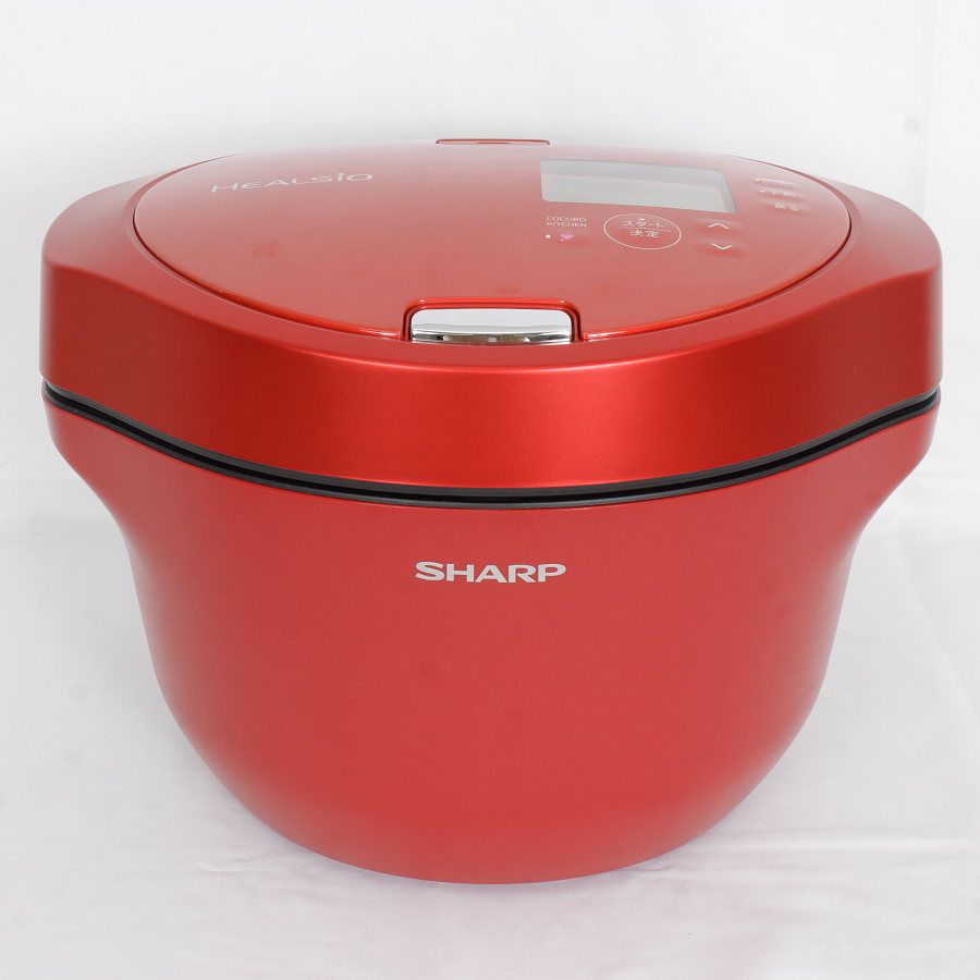 ホットクック 2.4L KN-HW24G-R 赤 レッド SHARP 美品 SHARP HEALSiO ヘルシオホットクック KN-HW24G-R 美品