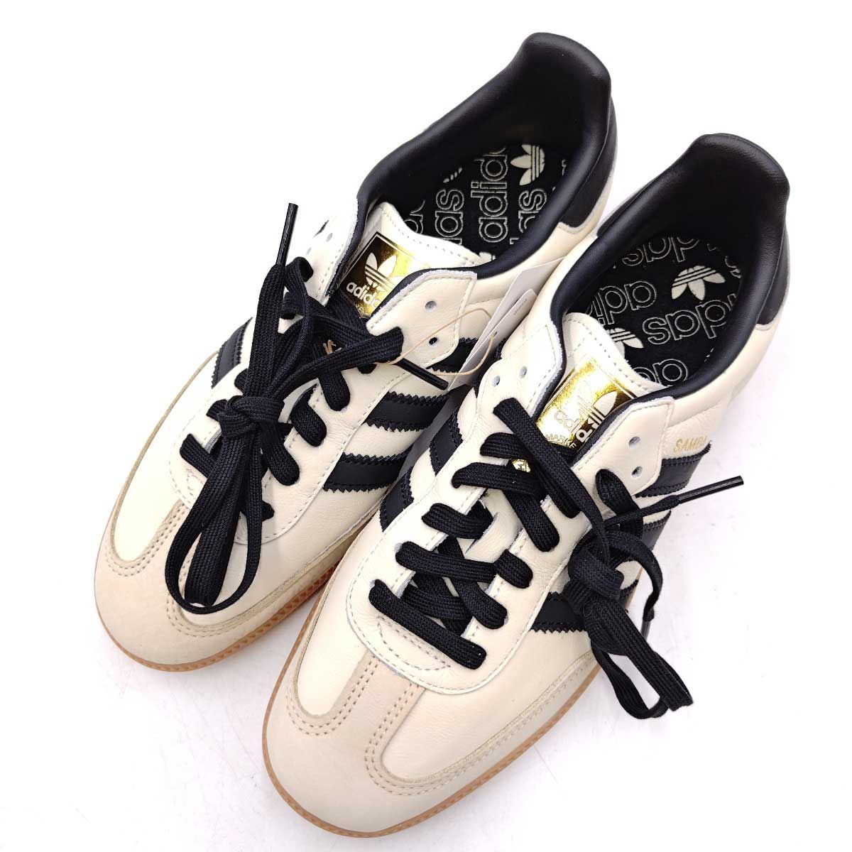 未使用】アディダス オリジナルス サンバ OG SAMBA 26cm クリーム 