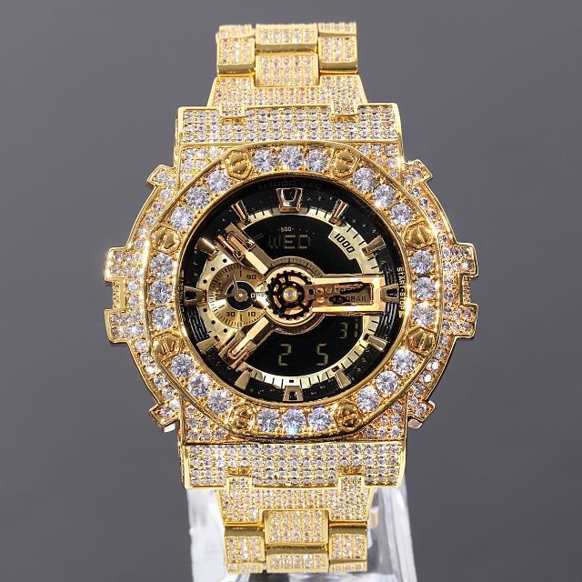 G-SHOCK カスタム GA110GB フルカスタム 22mm極太ベルト G