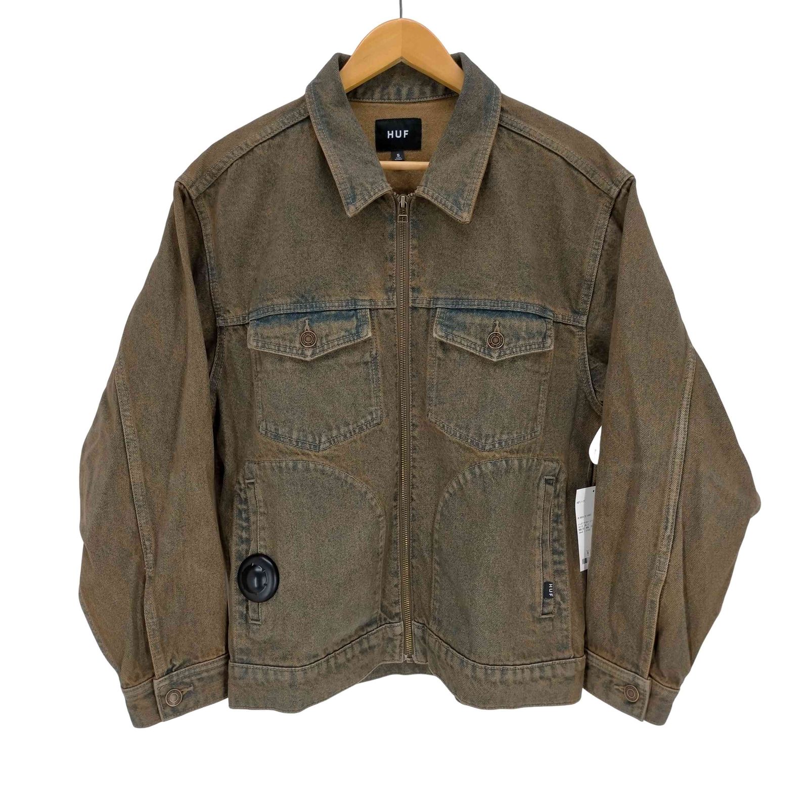 最終値下げ 新品未使用HUF OD DENIM ZIP JACKET