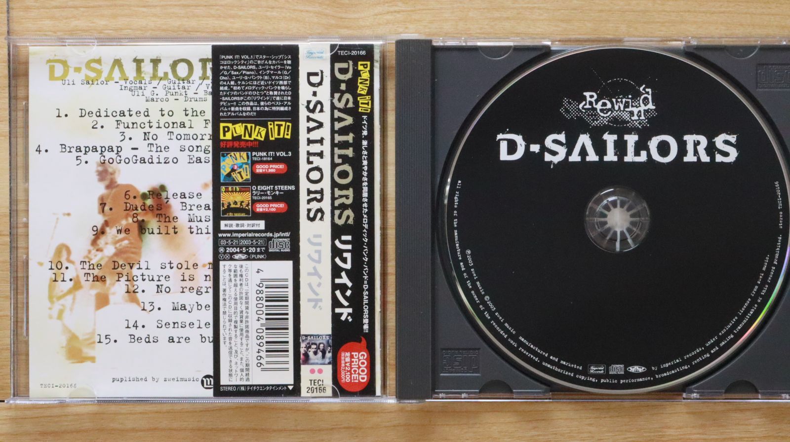 国内盤CD☆D-セイラーズ/D-SAILORS□ D-セイラーズ 【TECI20166