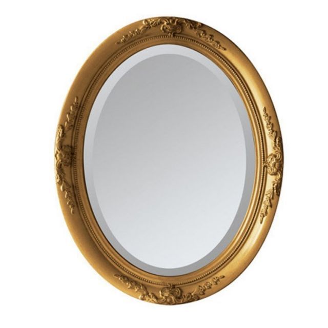 SPICE スパイス SPICE OF LIFE ANCIENT アンティークスタイルオーバルミラー ゴールド Lサイズ SQM803LGD | インテリア ミラー 重厚感 華やか