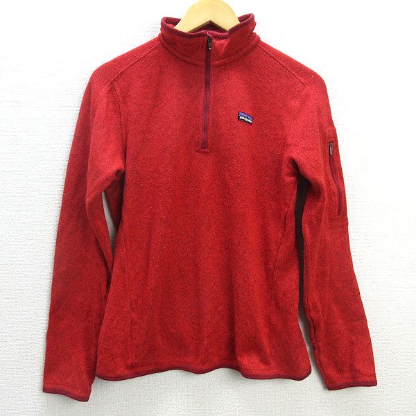 P■パタゴニア/Patagonia ベターセーター フリース プルオーバー/25616【M】赤/LADIES/92【中古】■