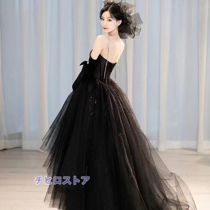 ロングドレス キラキラ