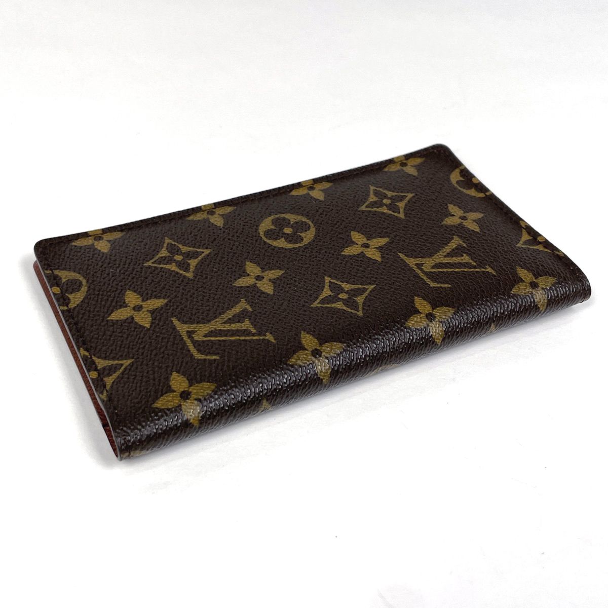 ルイ ヴィトン Louis Vuitton アジェンダ ポッシュ 手帳カバー カード入れ カードケース モノグラム ブラウン R20503 レディース