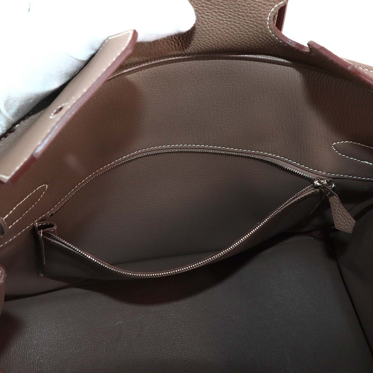 ハンドバッグ 35 エトゥープ　トゴ 新品同様 エルメス HERMES バーキン35 トゴ エトゥープ ハンド