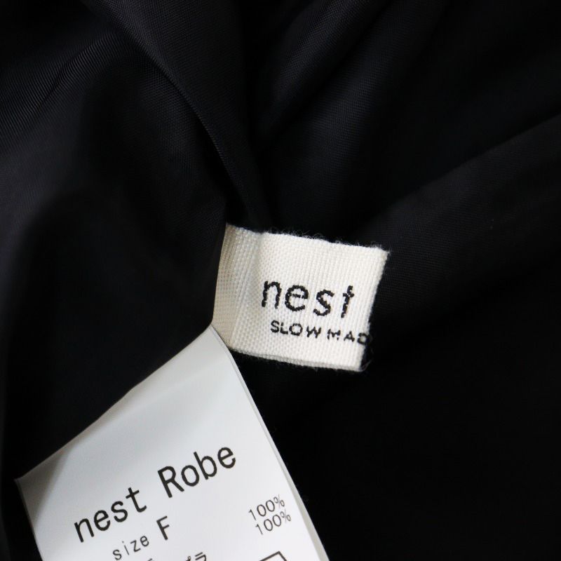 美品 2022AW ネストローブ nest Robe ウールタータンチェック ラップ  