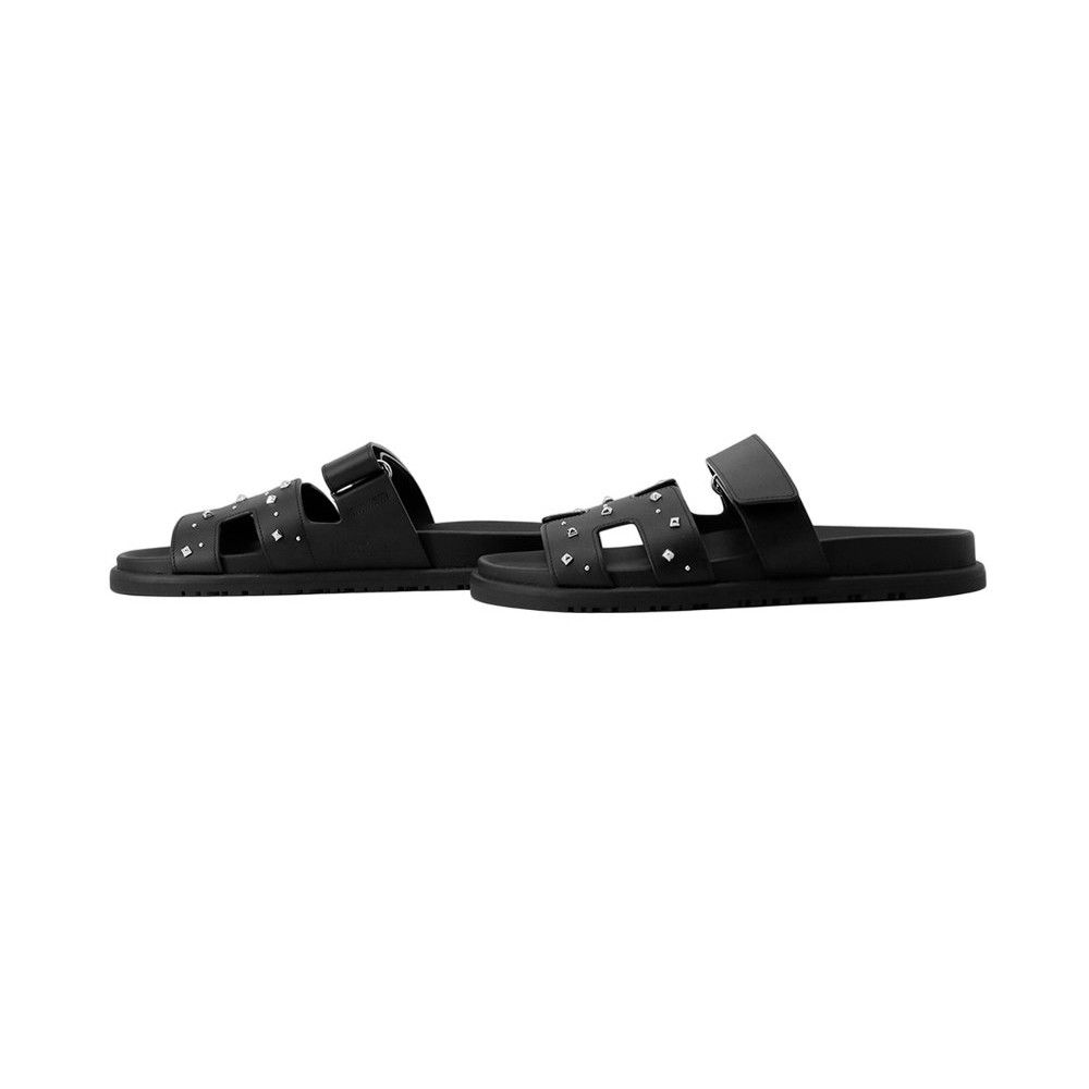 エルメス サンダル シプレ レザー スタッズ レディースサイズ37 HERMES