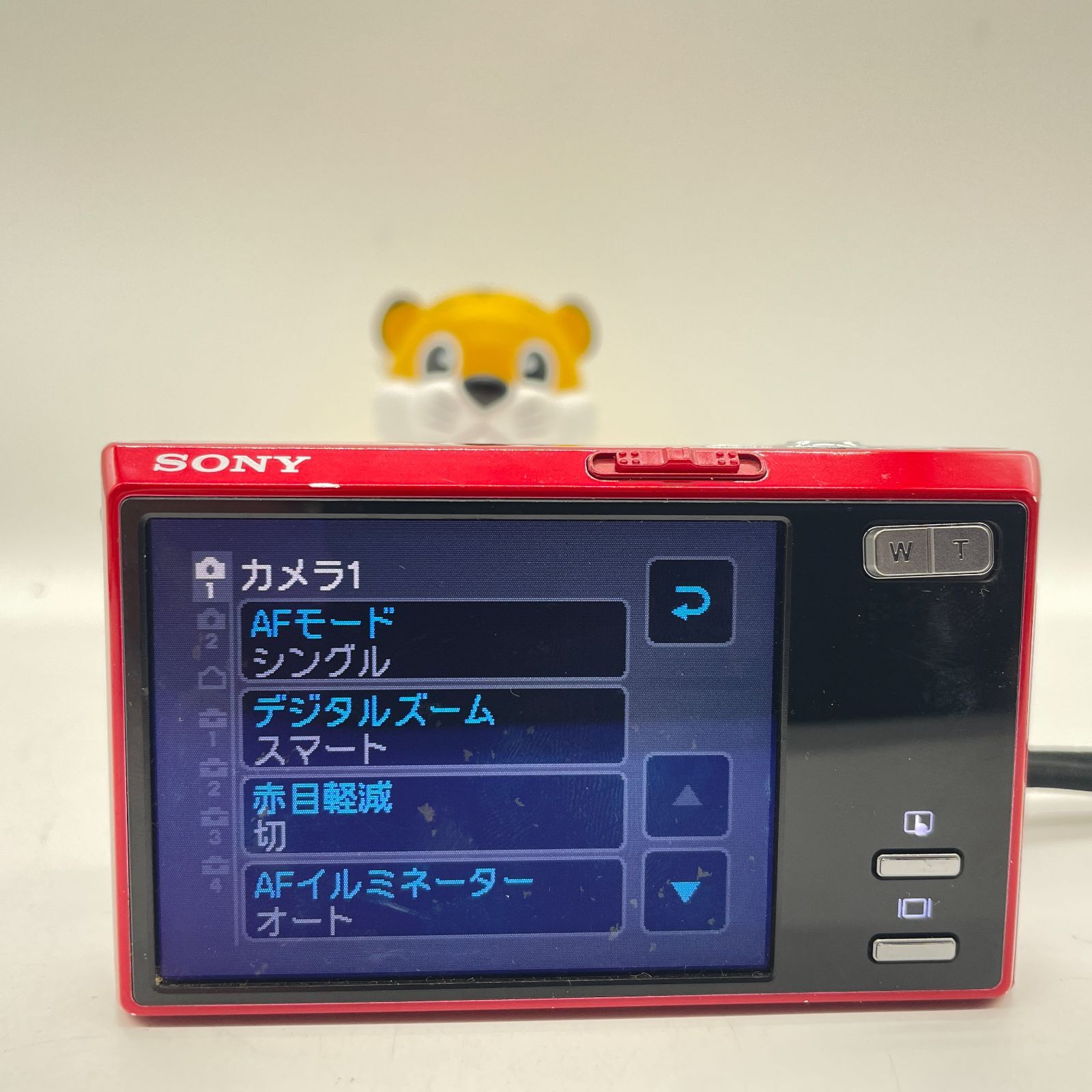 動作品・転送特典無料あり】SONY Cyber-shot DSC-T50 RED - メルカリ