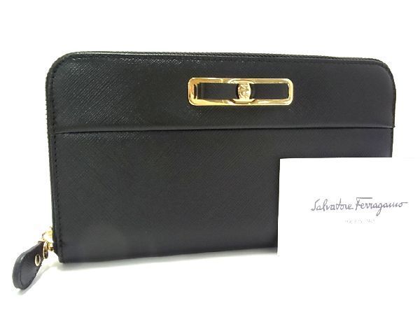 新品未使用】Salvatore Ferragamo＊フェラガモ ヴァラ 長財布-