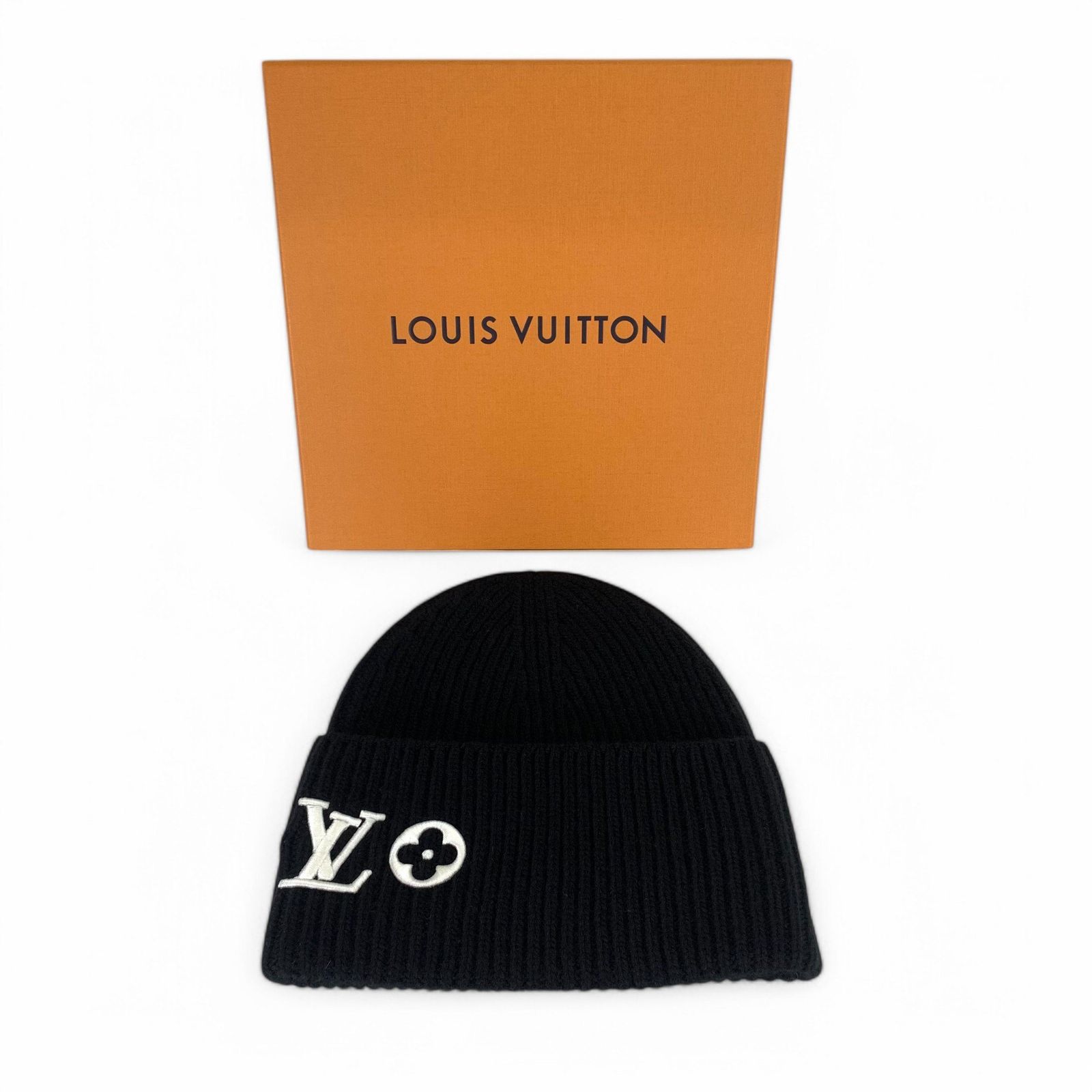 LOUIS VUITTON ルイヴィトン ビーニー LV ニット帽 ウール100％ M77872
