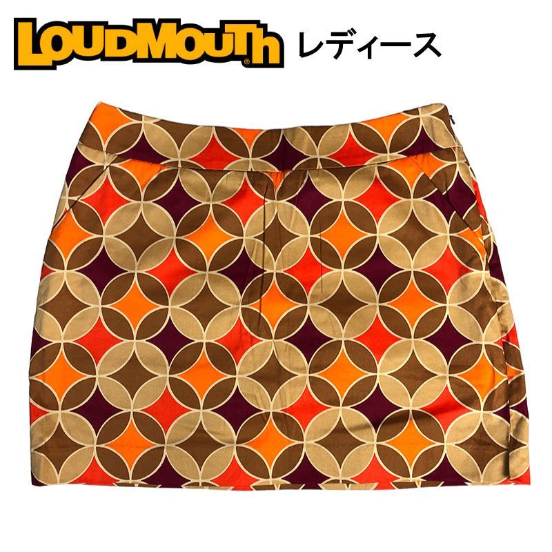 LOUD MOUTH ラウドマウス インナー付スカート US8 オレンジ レディース