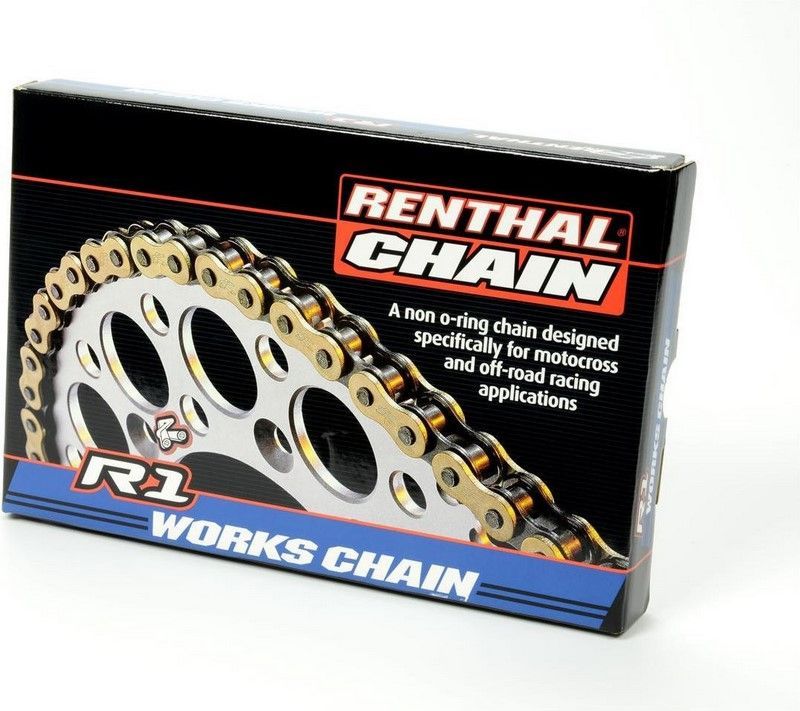 RENTHAL 520 R1 Works チェーン Gold/Black リンク数 118 | C127
