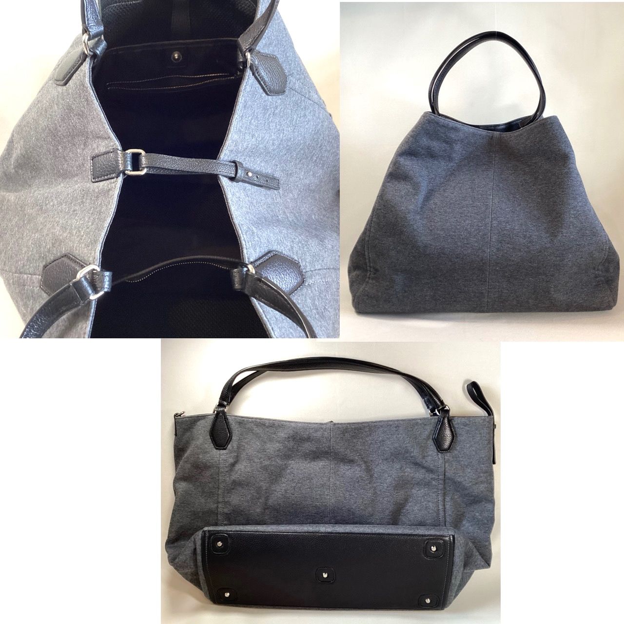 T-mat；Masaki Paris France ティーマット　マサキ　パリ　フランス　トートバッグ　スウェット　レザー　大容量