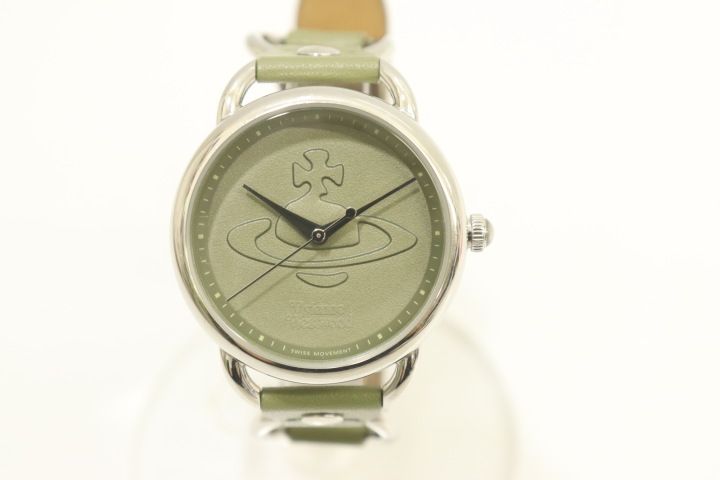 [Used] Vivienne Westwood Ladies Watch -- Ladies Watch Vivienne Westwood -- Green Green Logo vv163