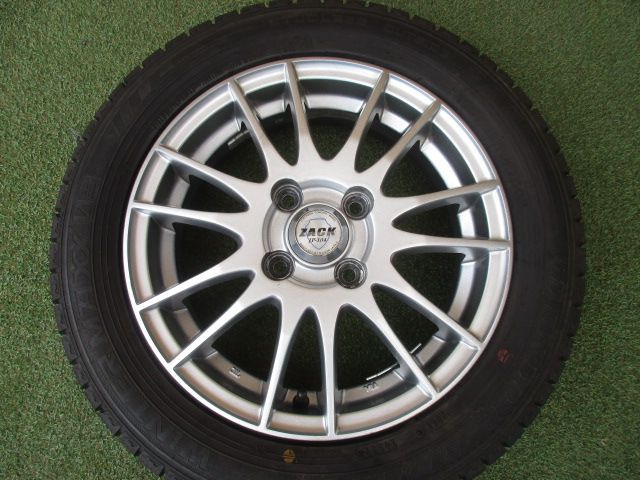 み ザック JP104 155 65R14 スタッドレスタイヤ４本SET ワゴンＲ ムーヴ N-BOX 軽自動車