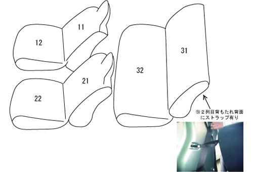 Clazzio クラッツィオ シートカバー ストリームステッチ サンバー バン S321B S331B H24 4～H27 11 ED-6600 BRIGHTFACE_UK