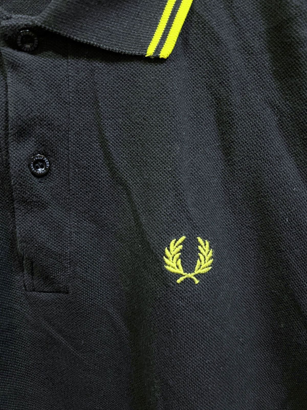 イングランド製 フレッドペリー M12 ポロシャツ ブラック×イエロー M 楽天市場】フレッドペリー ポロシャツ Fred Perry M12 新色